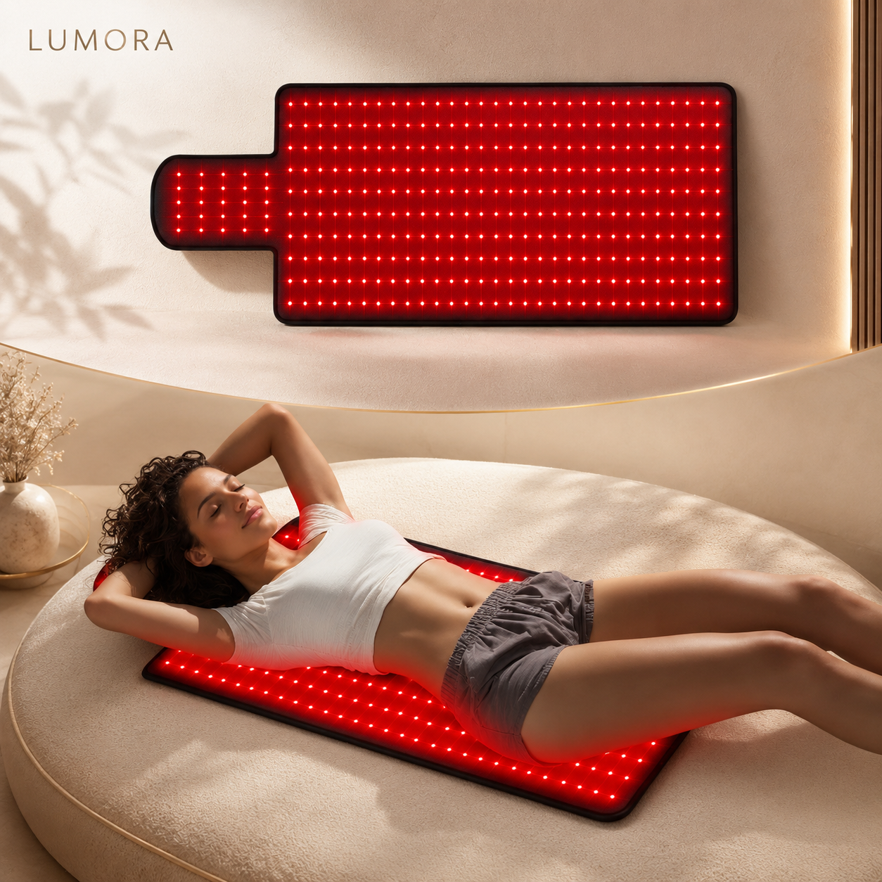 Near-infrared Light-heated Red-light Therapy Waist Belt