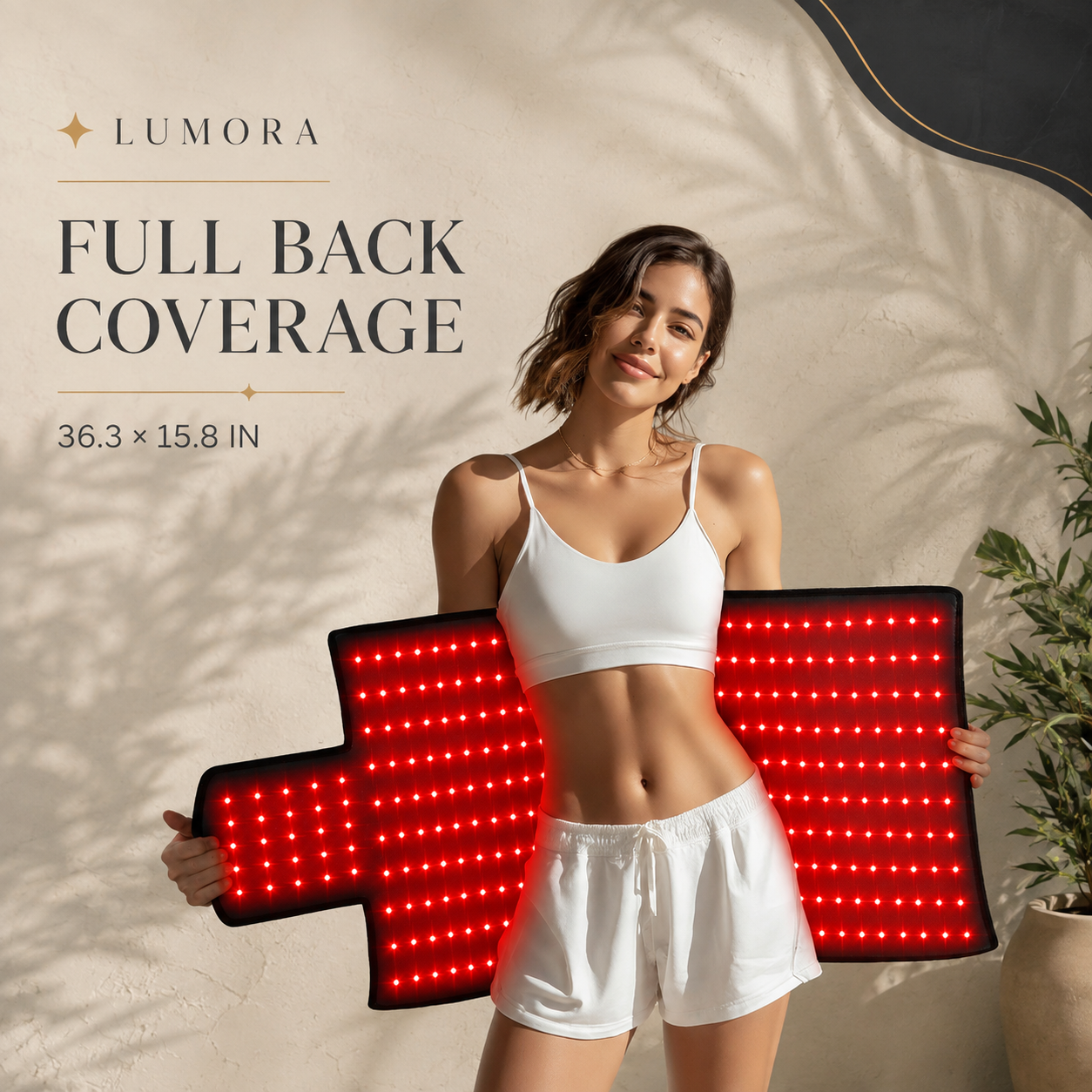 Near-infrared Light-heated Red-light Therapy Waist Belt
