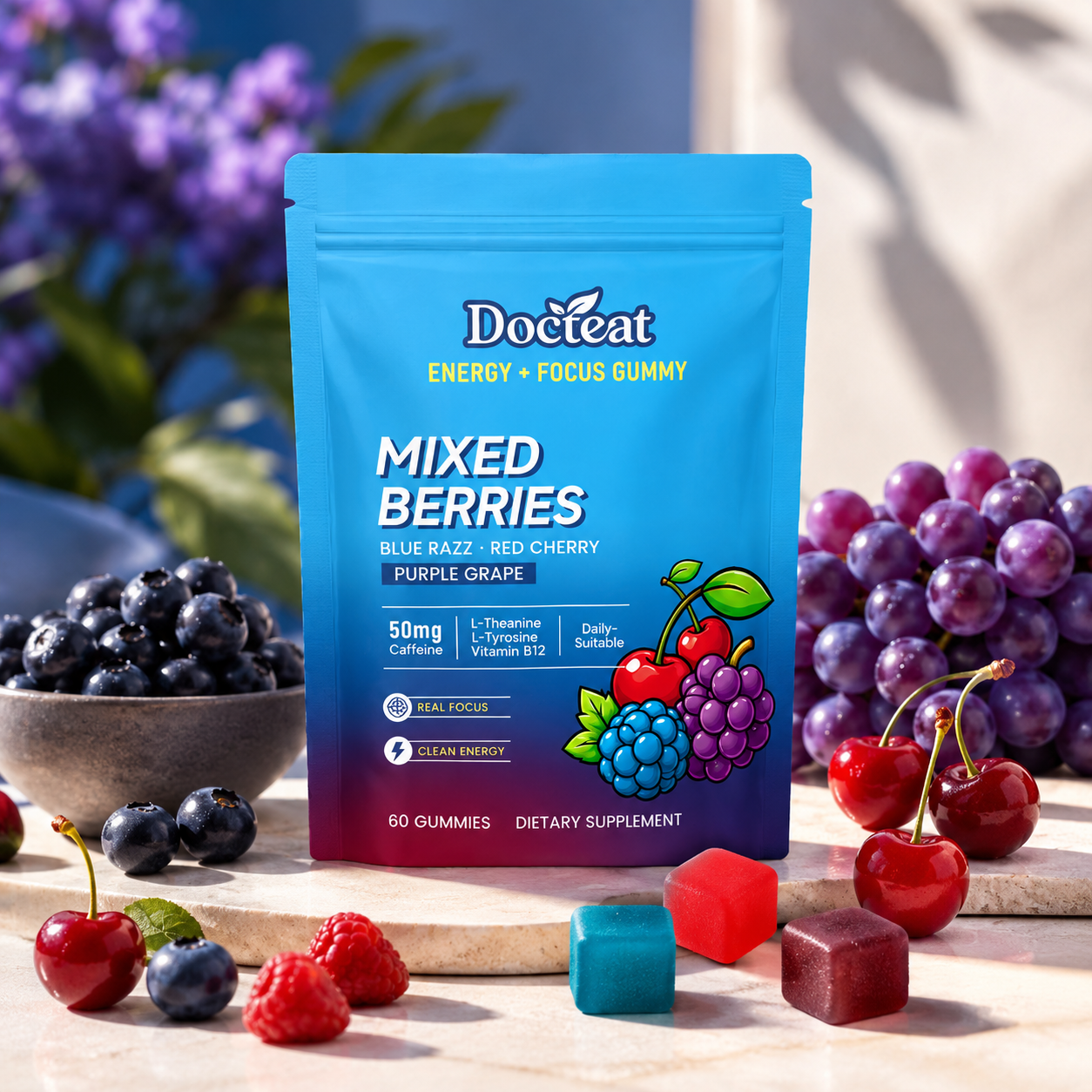 Multi-Flavor Gummy Supplements For Body Care