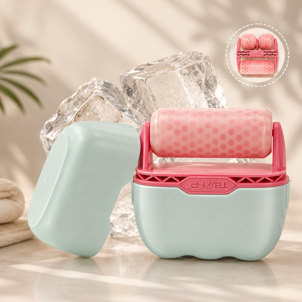 2In1 Dual Head Handheld Ice Roller For Face, Facial Cooling Massager For  Self Care, Therapeutic Cryotherapy Face & Eye Puffiness Relief, Shrink Pores