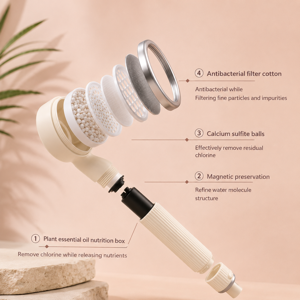 Third-generation Xiaohuoquan Skincare Handheld Showerhead Filter