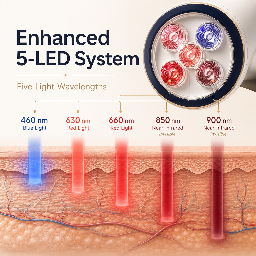 Infrared Red Light Therapy Instrument Removable