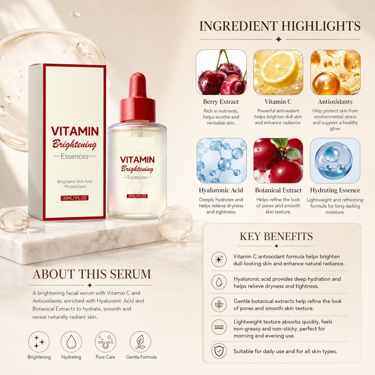 Vitamin Brightening Skin