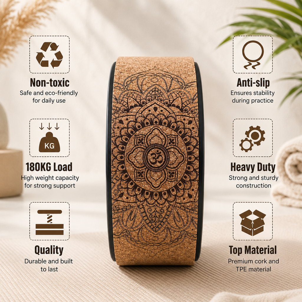 PU Yoga Wheel Yoga Circle