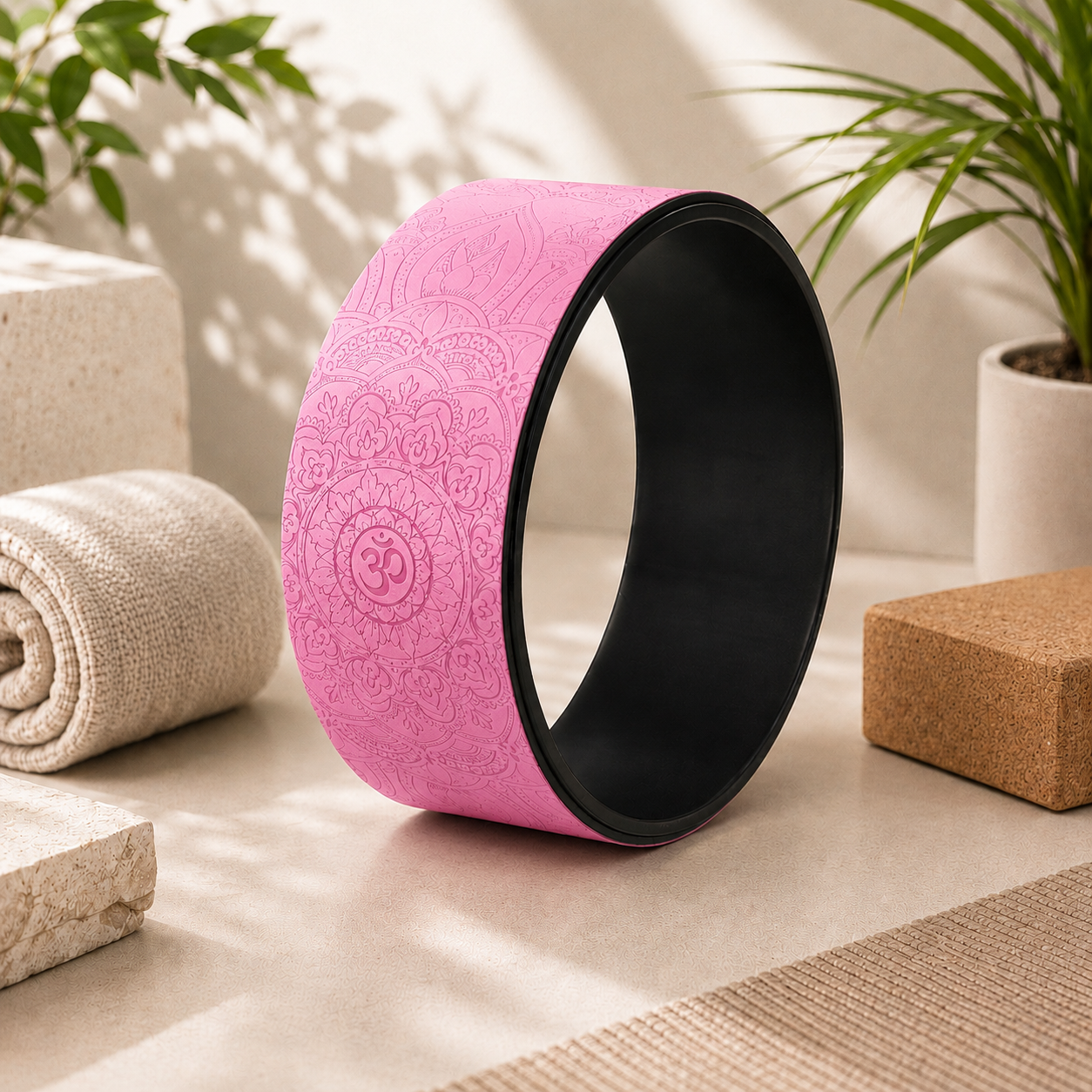 PU Yoga Wheel Yoga Circle