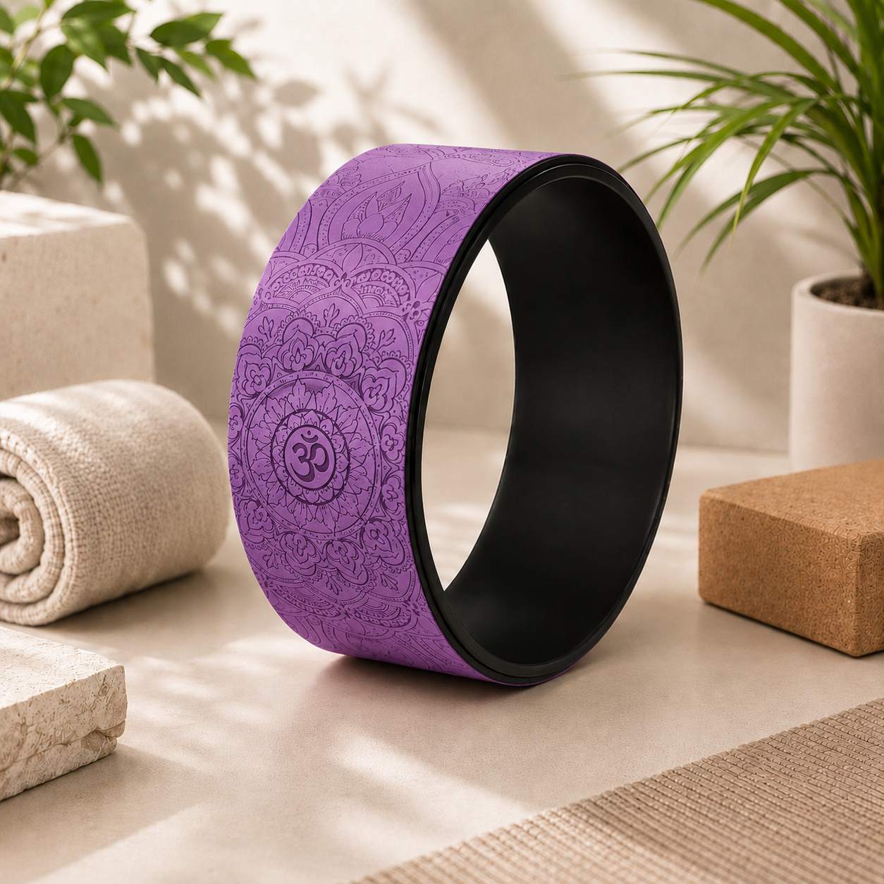 PU Yoga Wheel Yoga Circle