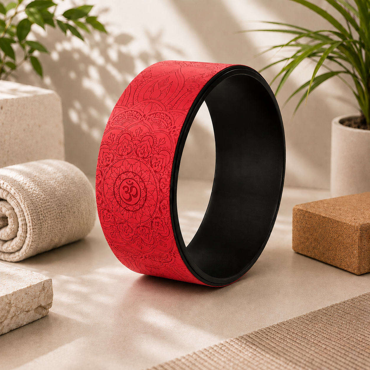 PU Yoga Wheel Yoga Circle