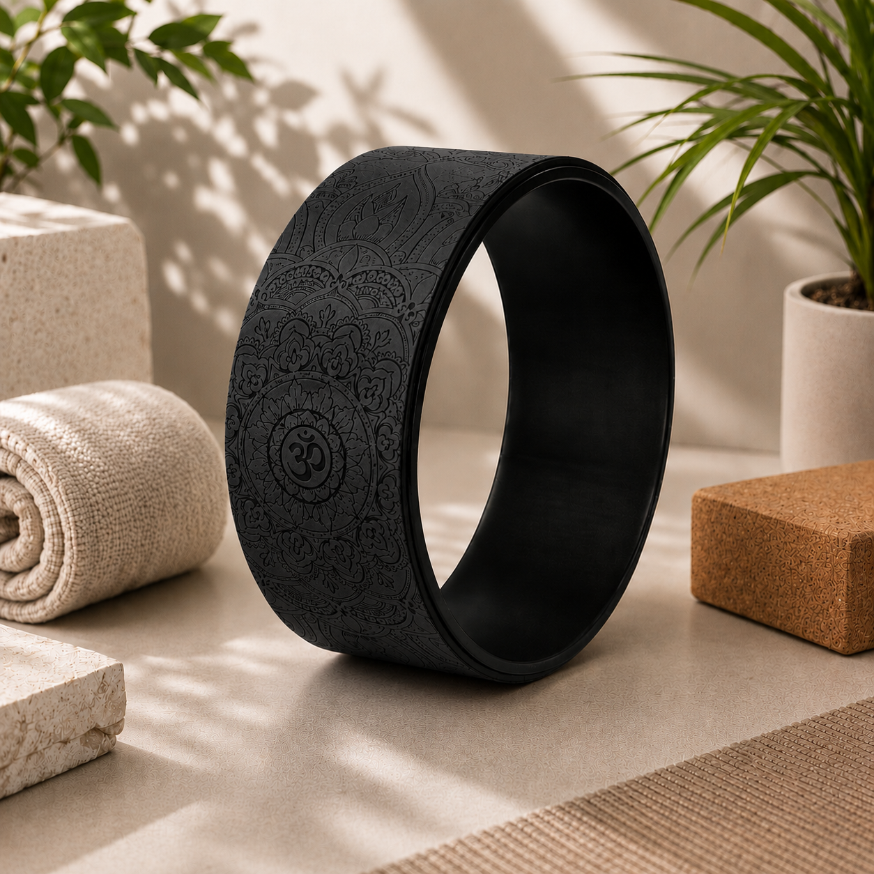 PU Yoga Wheel Yoga Circle