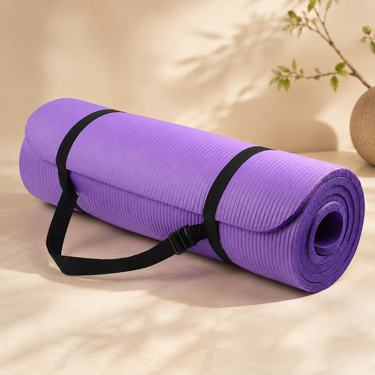 Yoga Mat NBR Yoga Mat Striped Yoga Mat