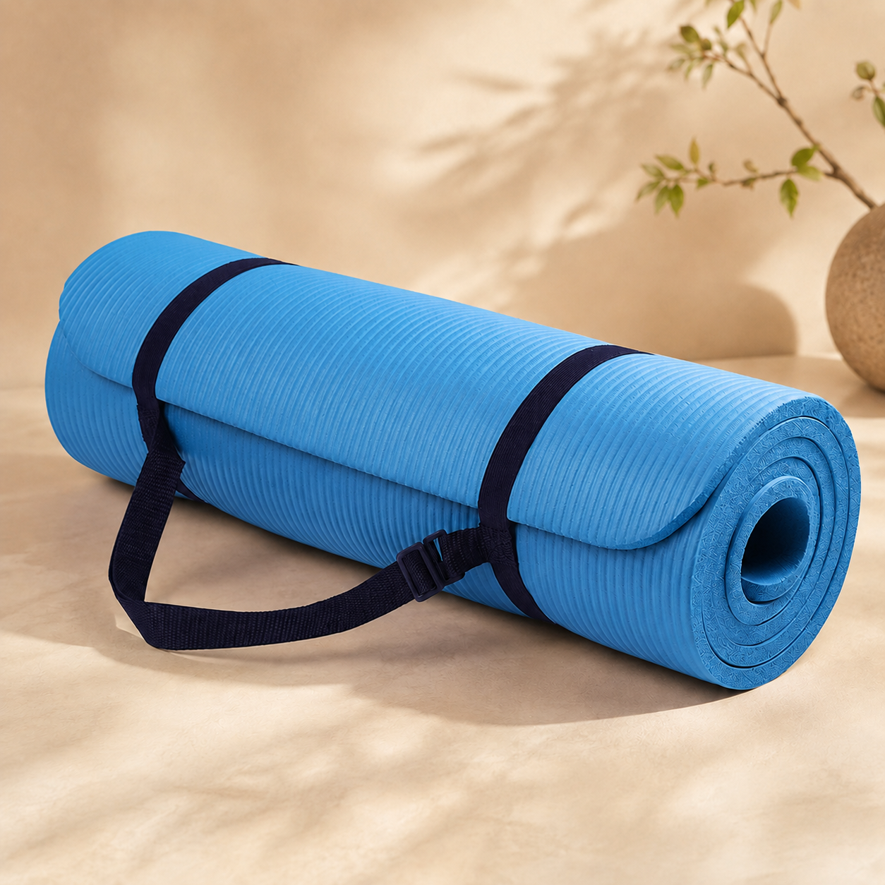 Yoga Mat NBR Yoga Mat Striped Yoga Mat