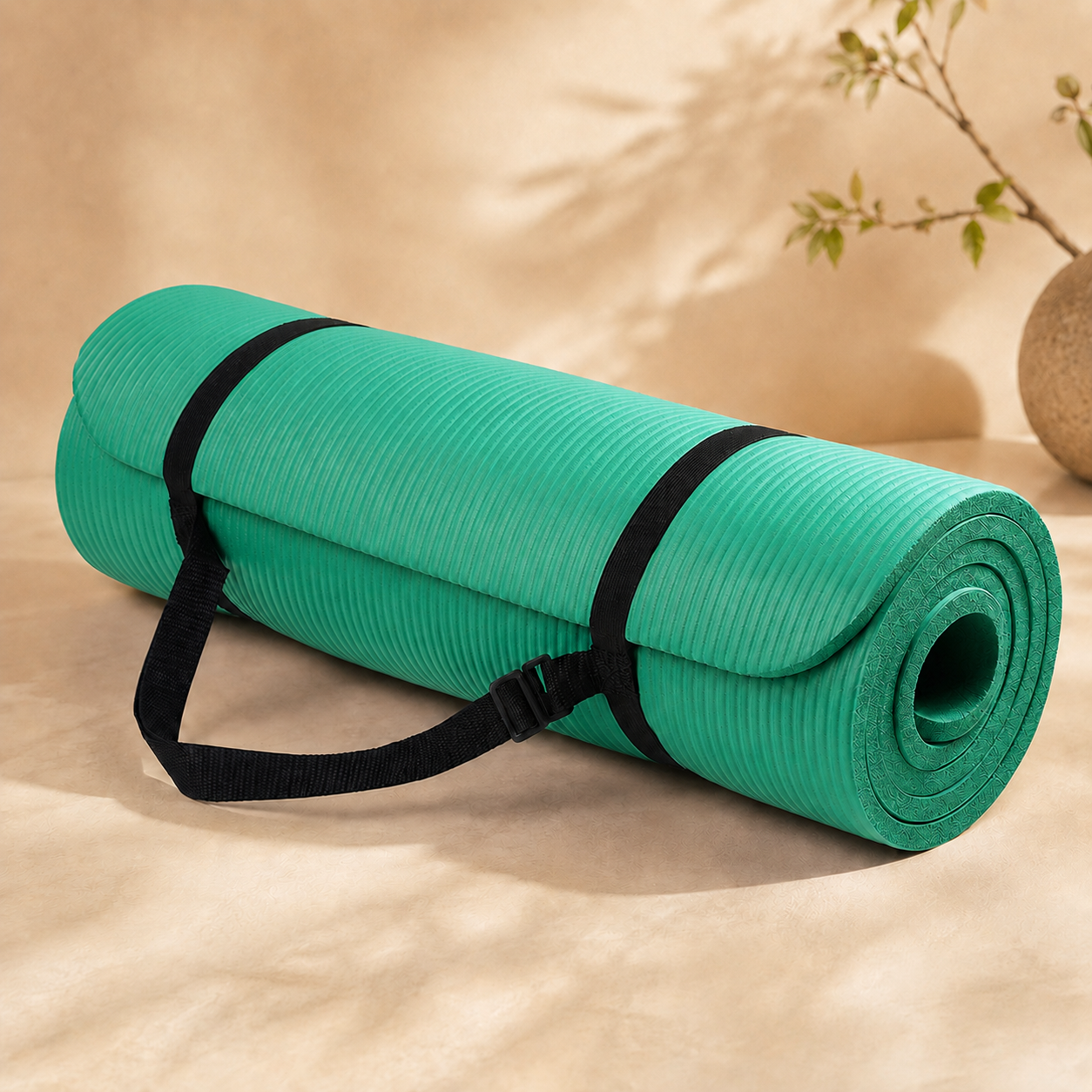 Yoga Mat NBR Yoga Mat Striped Yoga Mat