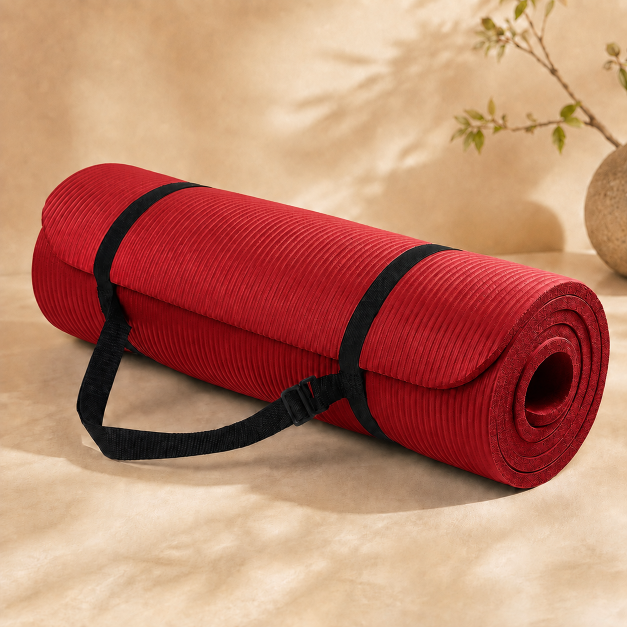 Yoga Mat NBR Yoga Mat Striped Yoga Mat