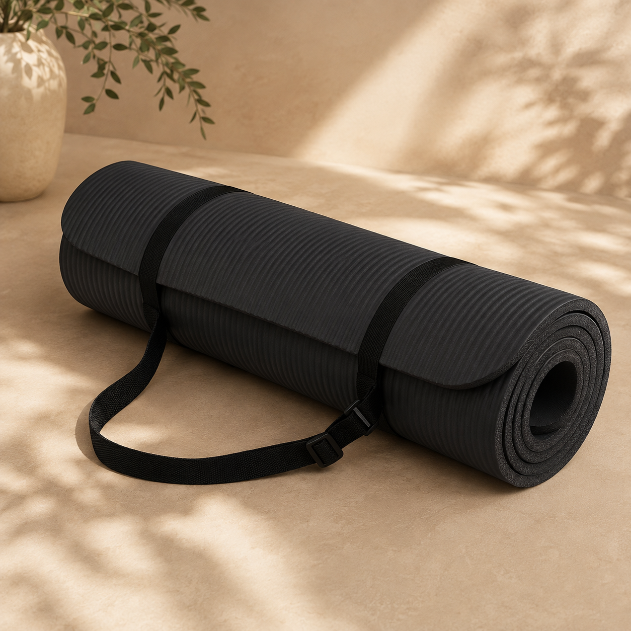 Yoga Mat NBR Yoga Mat Striped Yoga Mat