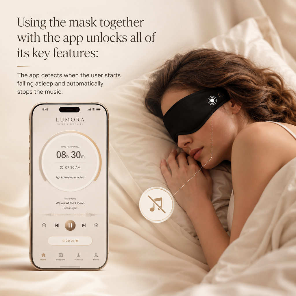 Monitoring And Analysis Sleep Aid Music Eye Mask