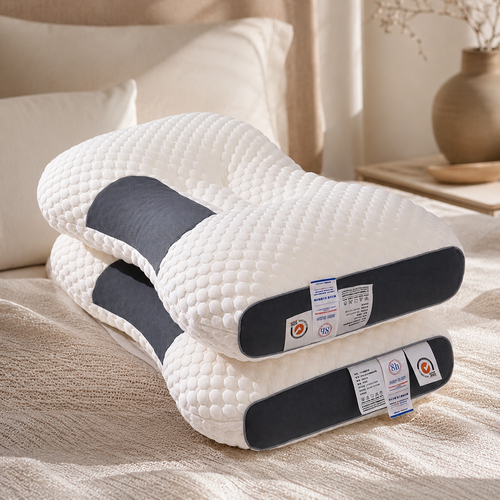 3D Knitted Cotton Pillow Sleep Aid