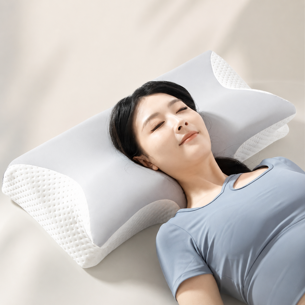Memory Foam Pillow With Slow Recovery For Home Use