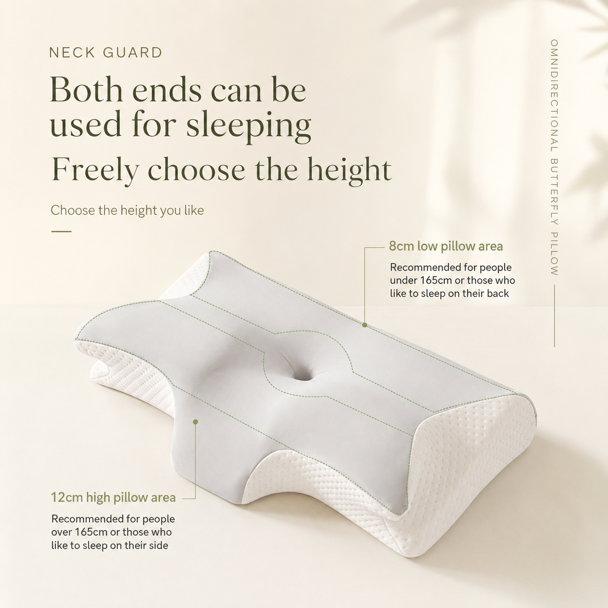 Memory Foam Pillow With Slow Recovery For Home Use