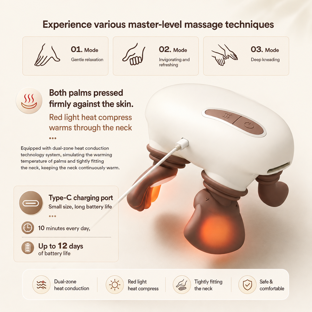 Rechargeable Kneading Massage Shoulder Wrap
