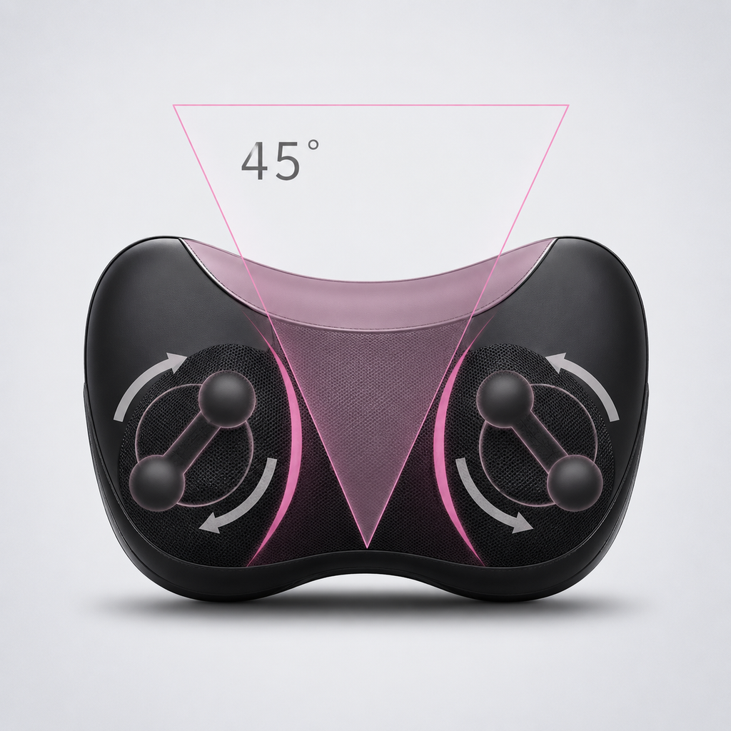 Car Massage Pillow Kneading Heating Cervical Massage Device