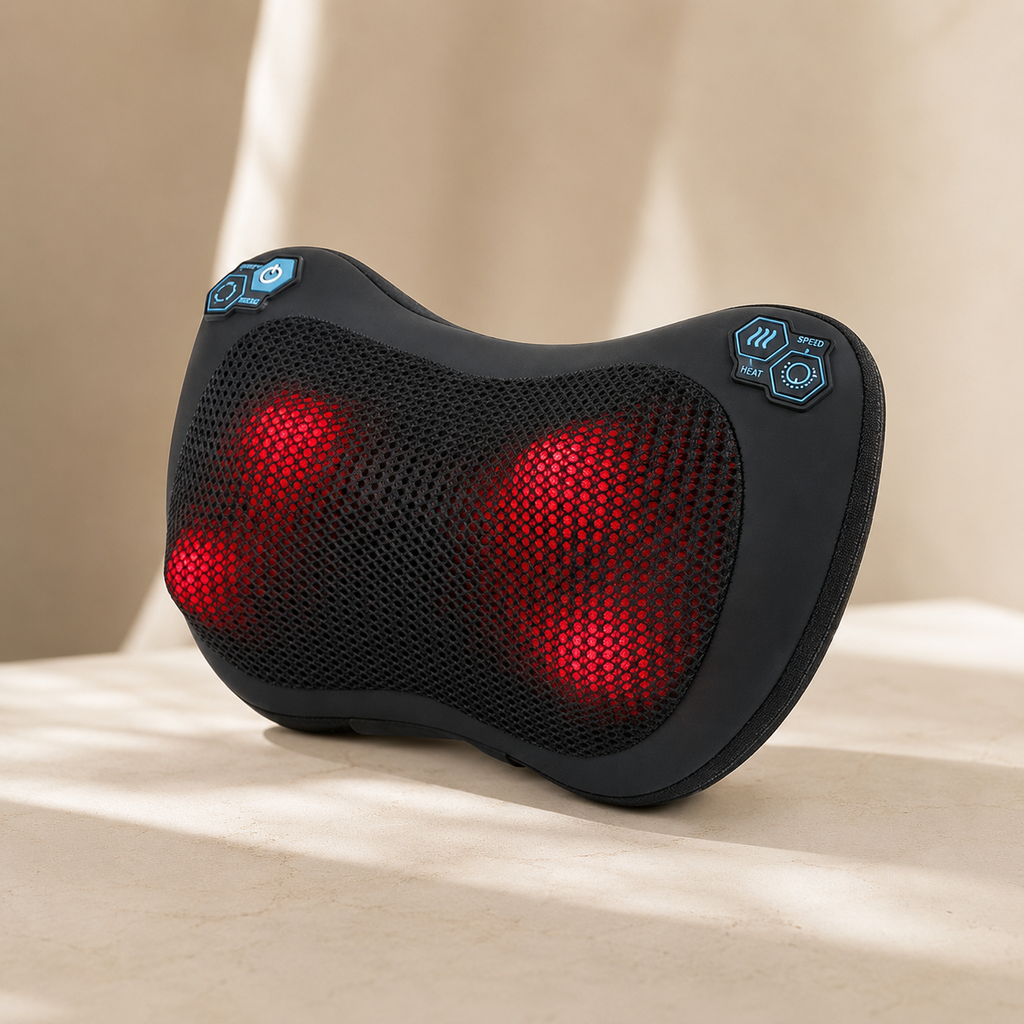 Car Massage Pillow Kneading Heating Cervical Massage Device
