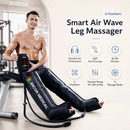 6-Chamber Compression Leg Massager