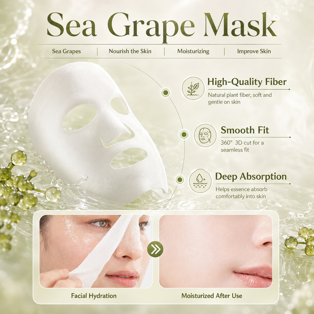 Coccoloba Uvifera Moisturizing Hydrating Mask Brightening