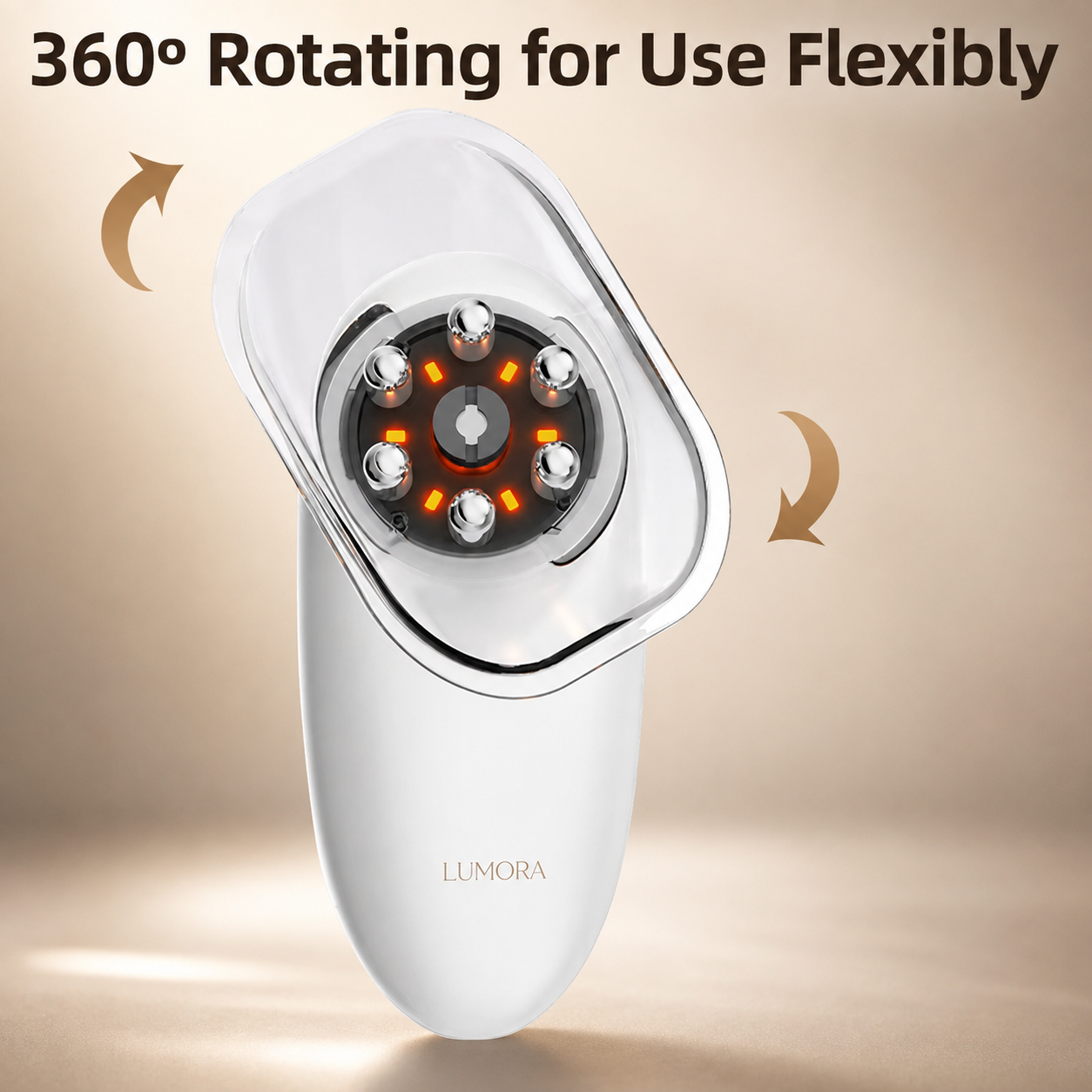 LUMORA body sculpting device 360 degree rotating head