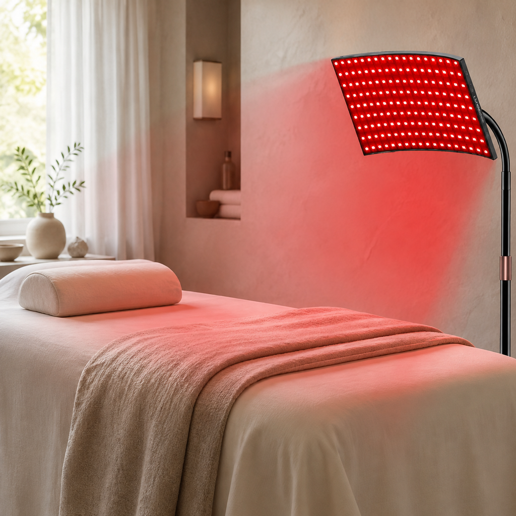 Rotatable Floor-Standing Red Light Therapy Lamp For Home UseInfrared Heat